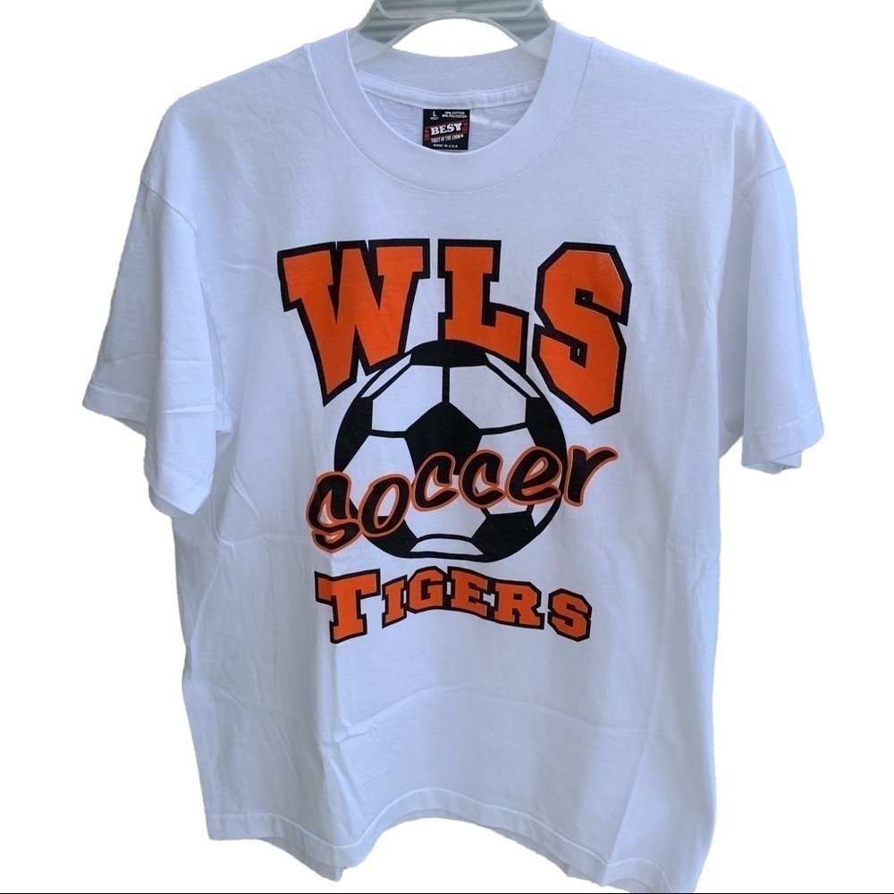 Vintage WLS Tigers Soccer Tee Shirt